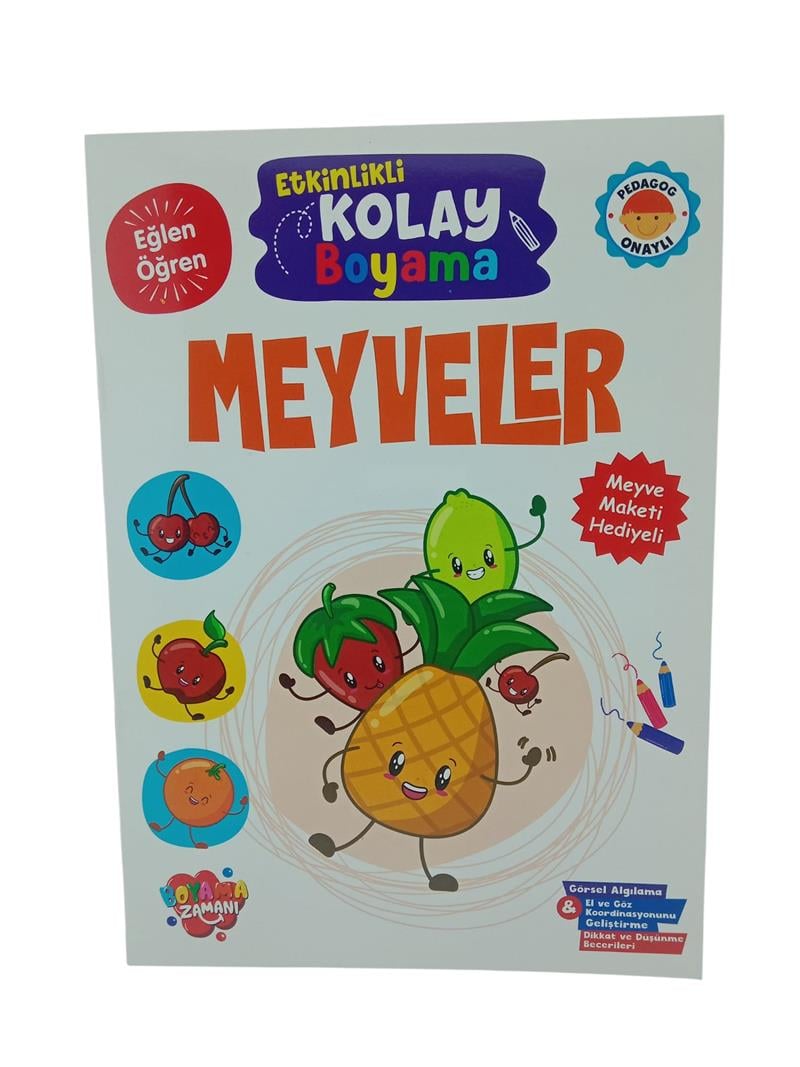 Etkinlikli Kolay Boyama Meyveler