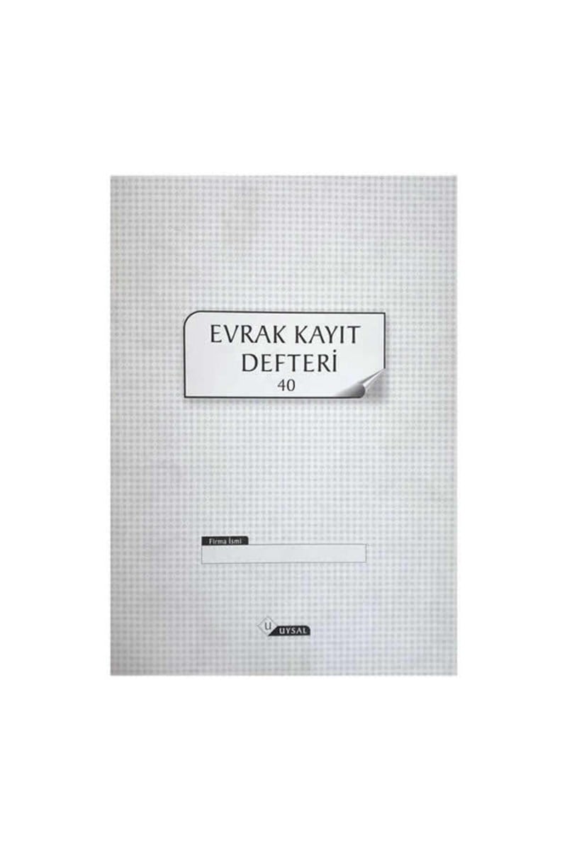 Evrak Kayıt Defteri- 40yp