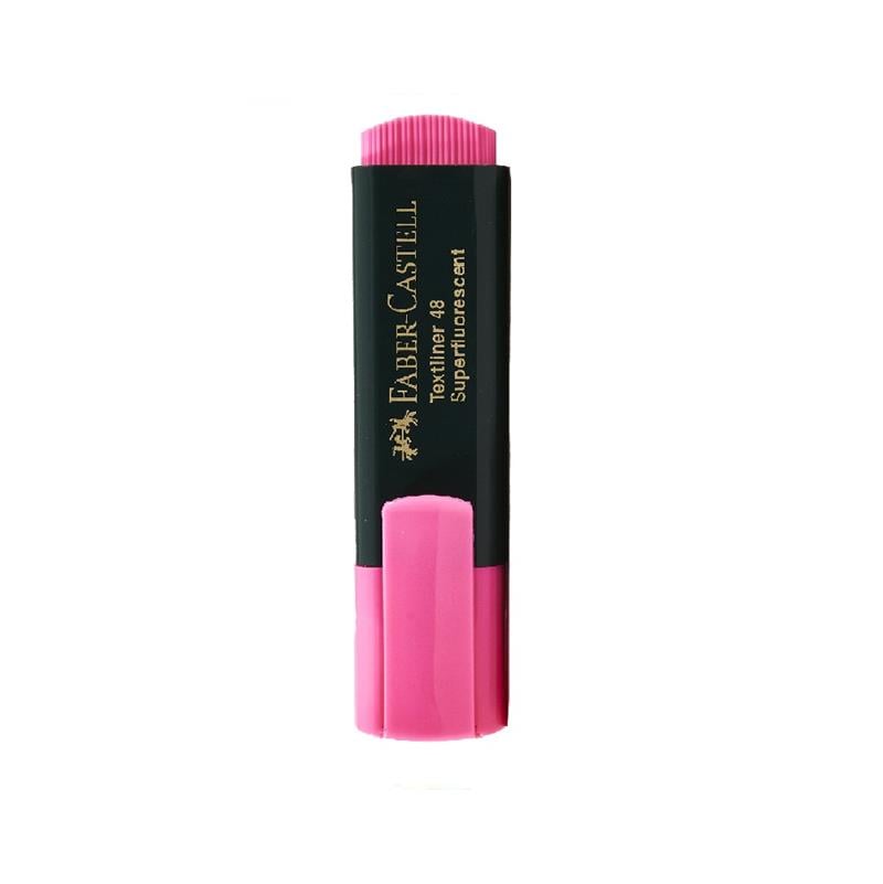 Faber Castell Fosforlu Kalem 1548 Pembe 10’lu Paket
