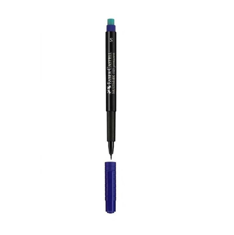 Faber Castell Permanent Asetat Kalem Mavi (S) 10'lu Kutu