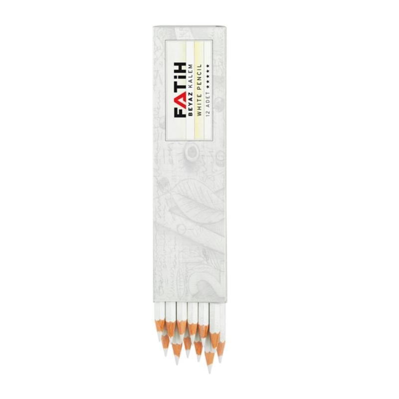 Fatih Beyaz Kopya Tekstil İşaretleme Kalemi 12'li Paket