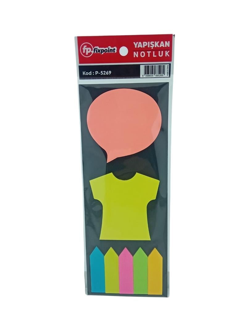Fixpoint Post-it Yapışkan Notluk 7’li Set P-5269