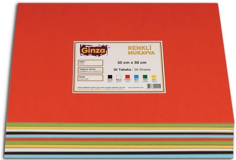 Ginza Mukavva 35x50 Sarı Tek Renk 36'lı Paket