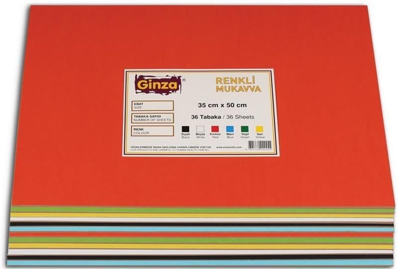 Ginza Mukavva 35x50 Sarı Tek Renk 36'lı Paket