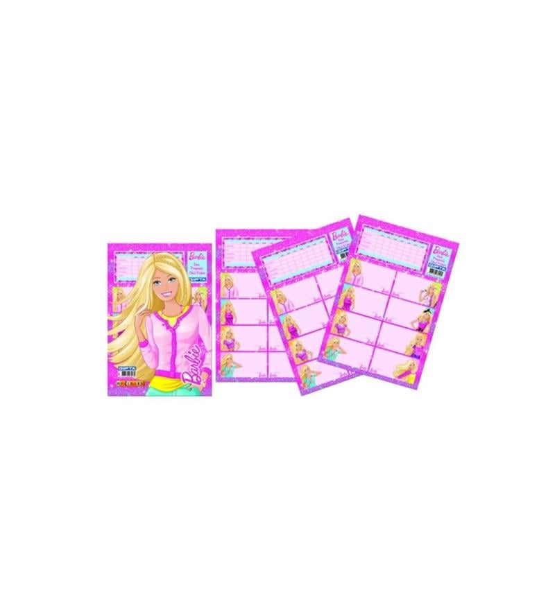 Gıpta Barbie Etiket Ders Programlı 3 Yaprak