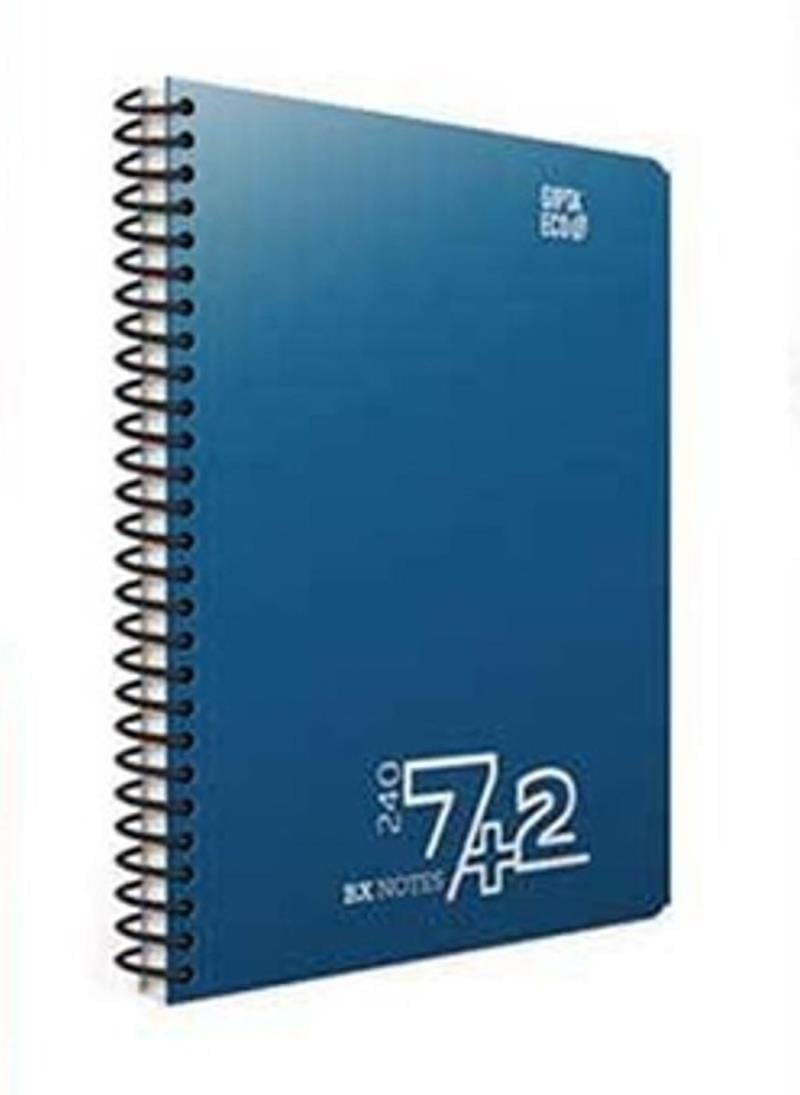 Gıpta Bx Notes Defter Spiralli Plastik Kapak A4 240 Yaprak 7+2 Seperatörlü 