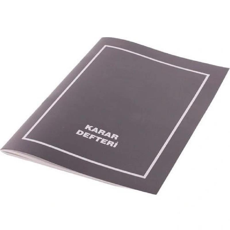 Gülpaş Karar Defteri Plastik Kapak 40 Yaprak