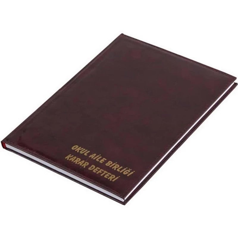 Gülpaş Okul Aile Birliği Karar Defteri Ciltli Suni Deri [522]