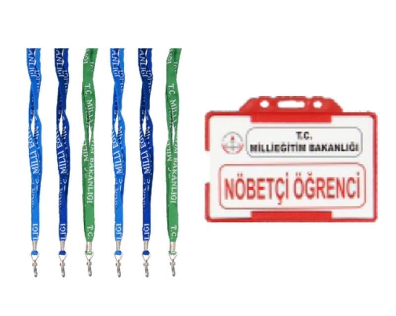 Gülpaş Yaka Kartı Nöbetçi Öğrenci İpli