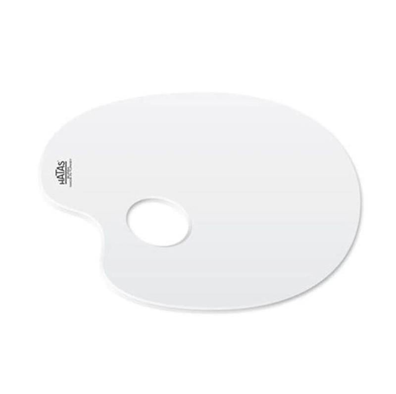 Hatas Godesiz Oval Resim Paleti 28x40cm Ekonomik 12'li Paket