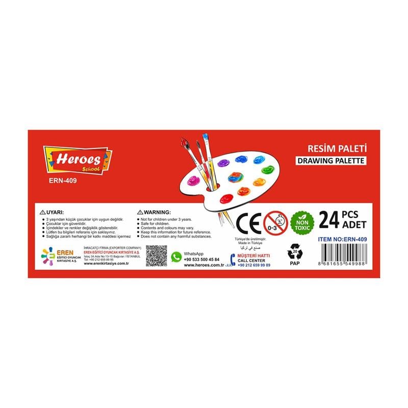 HEROES ERN-409 RESİM PALETİ