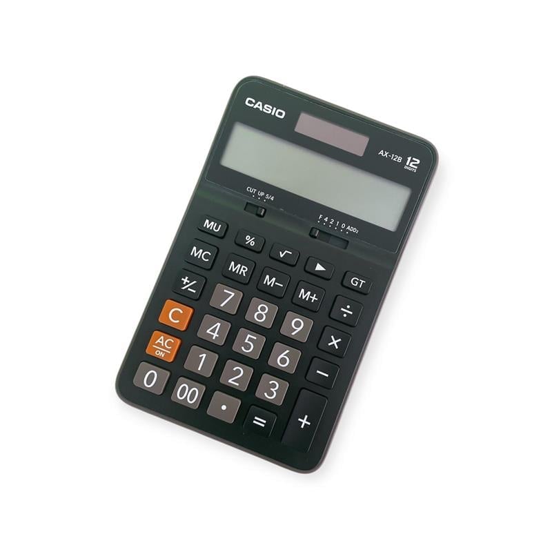 Hesap Makinesi- Casio Ax-12b Masaüstü 12 Hane
