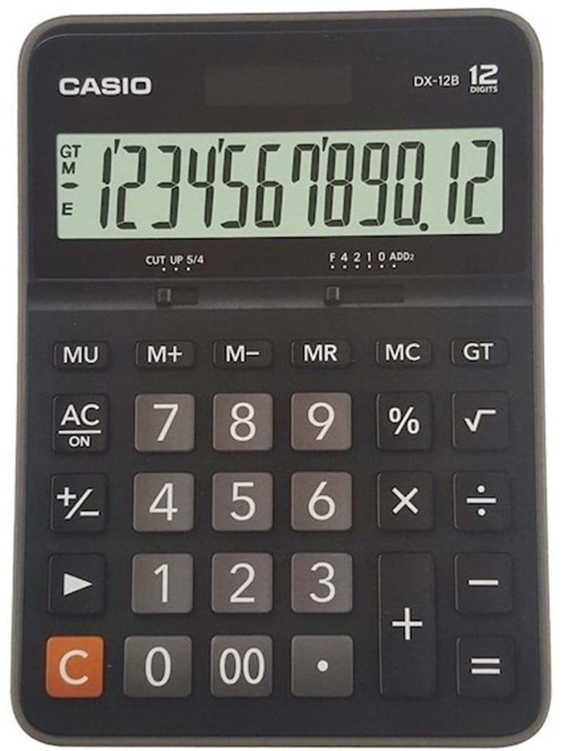 Hesap Makinesi- Casio Dx-12b Masaüstü 12 Hane