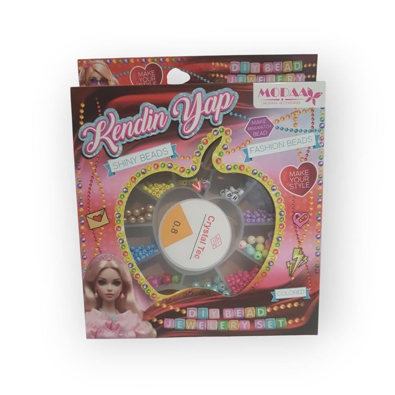 KING TOYS KENDİN YAP TAKI SETİ RENKLİ BONCUKLARLA EĞLENCELİ TASARIMLAR 