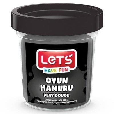 Lets Tek Renk Siyah 115 Gr. Şeffaf Bardak Oyun Hamuru
