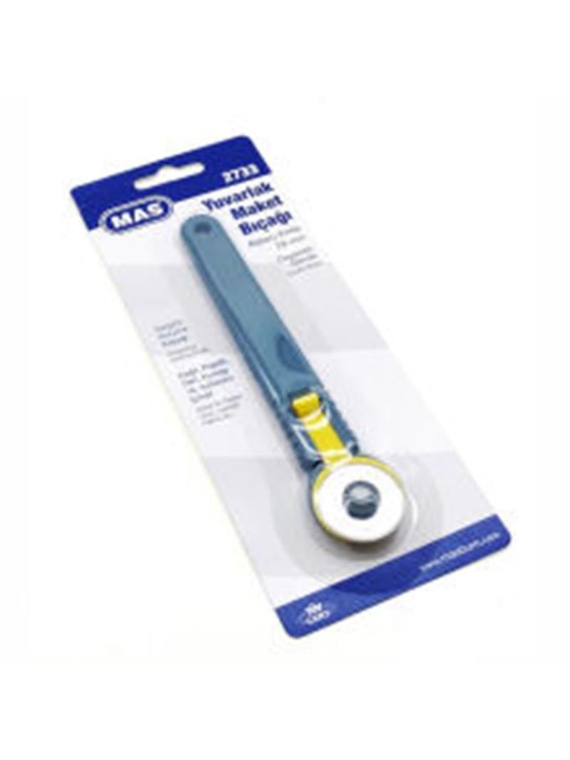 Mas 28 mm Yuvarlak Döner Tip Maket Bıçağı 2733