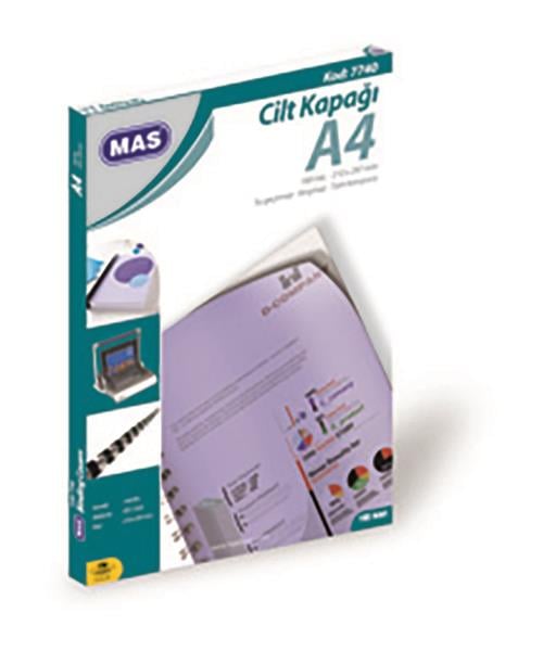 Mas Cilt Kapağı PP A4 100’lü Beyaz