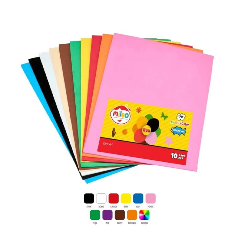 Mas Mileo Eva 50x70 10'lu Paket Kahve 1749