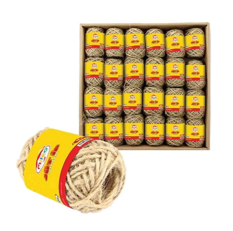 Mas Mileo Jüt İp Naturel 10 mt X 24'lü Paket 1906