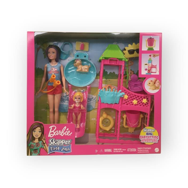 Mattel Barbie Skipper Su Parkı Eğlencesi Oyun Seti Hkd80