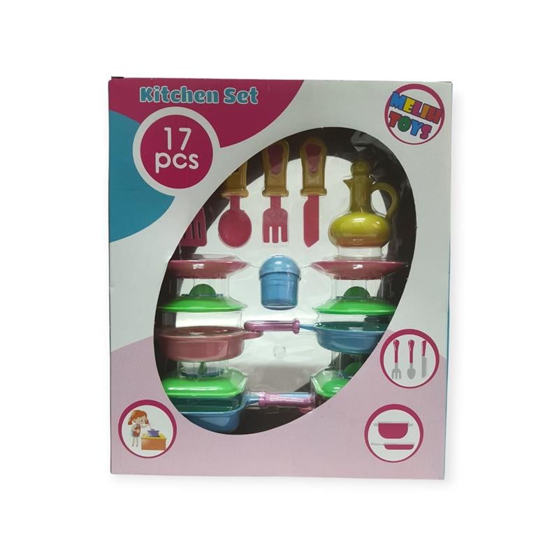 Melih Toys 17 Parça Kitchen Set