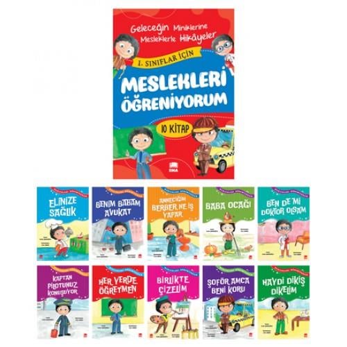 Meslekleri Öğreniyorum 1. 2. Sınıflar 10 Kitap / EMA Çocuk