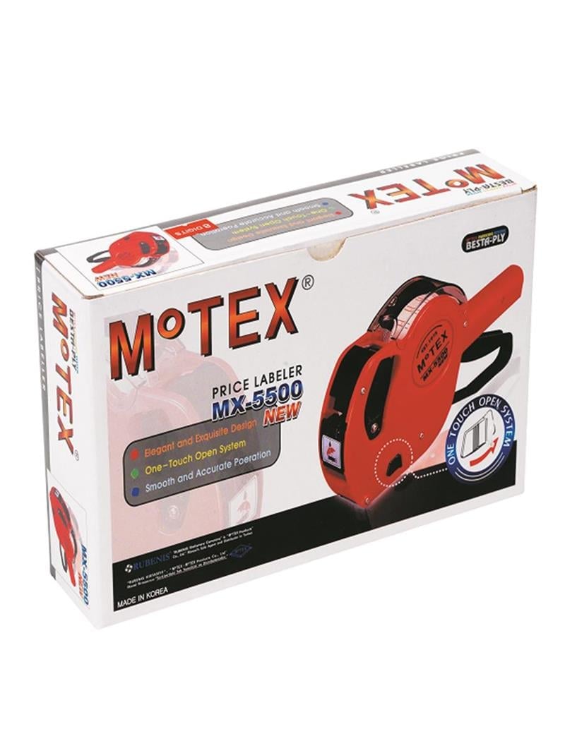 Motex 8 Haneli Fiyat Etiket Makinesi
