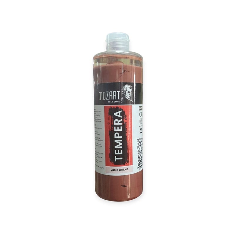 Mozart Tempera Yanık Amber 409 Guaj Boya 500 gr 