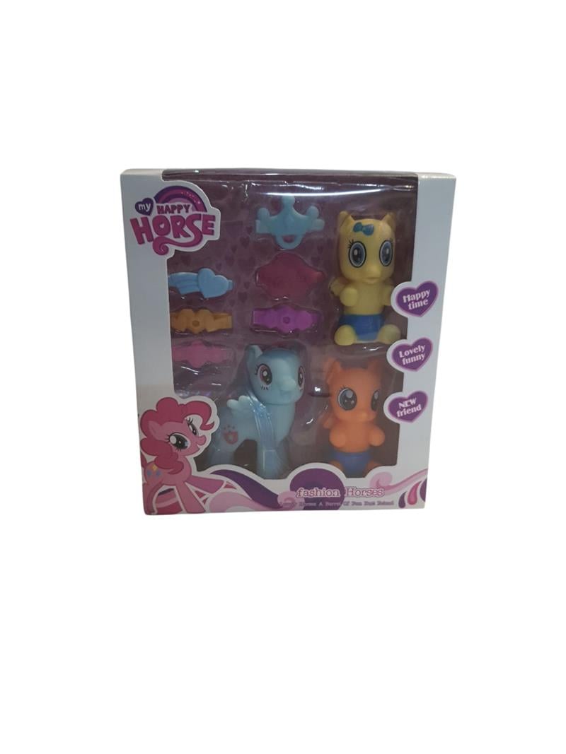 MY HAPPY HORSE 3'LÜ AKSESUARLI SET  3+ YAŞ ÜZERİ 