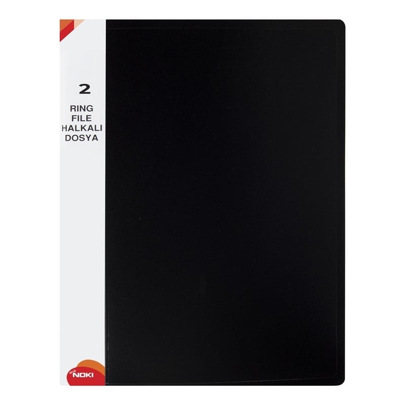 Noki 2 Halkalı Dosya A4 Siyah RB512-190