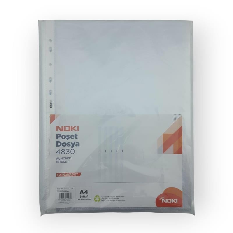 Noki Poşet Dosya Eco 50’li 30 Mic 4830-ECO-50