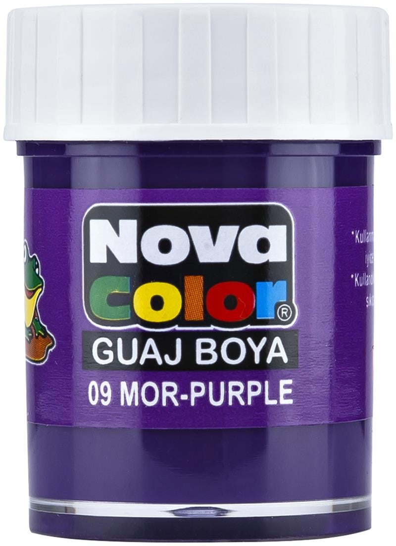 Nova Color Guvaş Boya Mor Şişe 12'li Paket