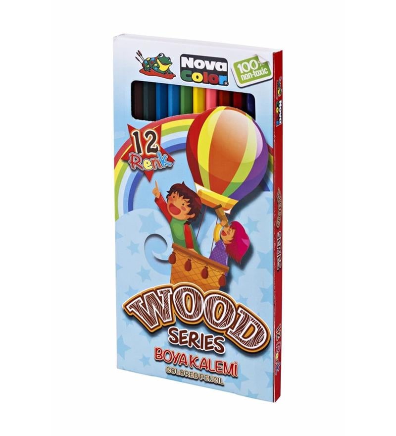 Nova Color Kuru Boya Uzun / Tam Boy 12 Renk Set
