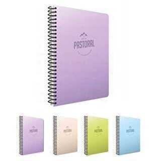 Pastoral PP Kapaklı A4 Spiralli 60 Yaprak Çizgili Defter 12'li Paket