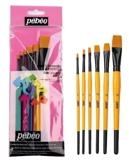 Pebeo Çok Amaçlı Fırça Seti - Set 3