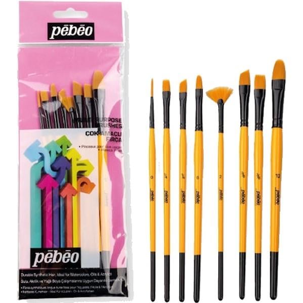 Pebeo Çok Amaçlı Fırça Seti - Set 4