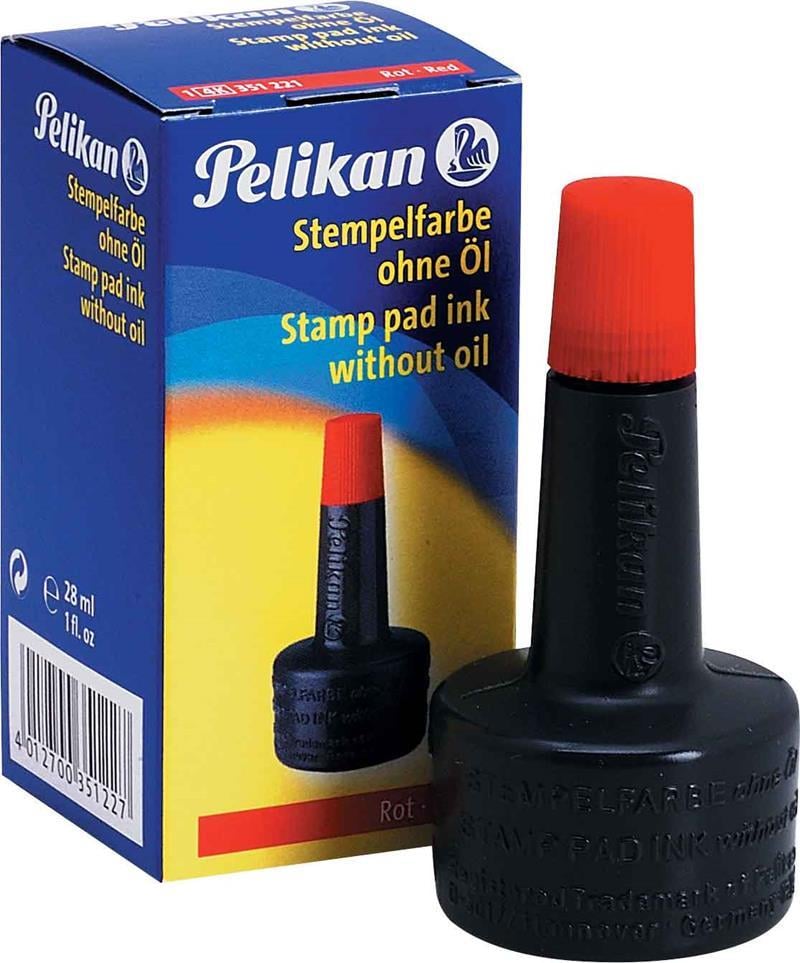 Pelikan Istampa Mürekkebi Kırmızı 30cc 