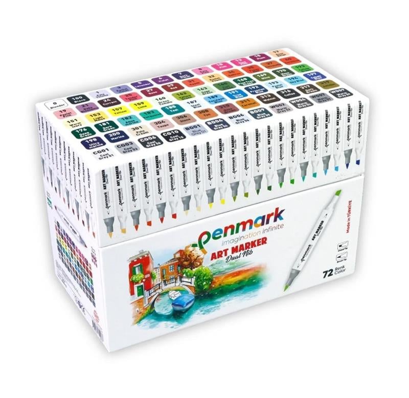 Penmark Marker's Art Brush Kalem 72'li Set