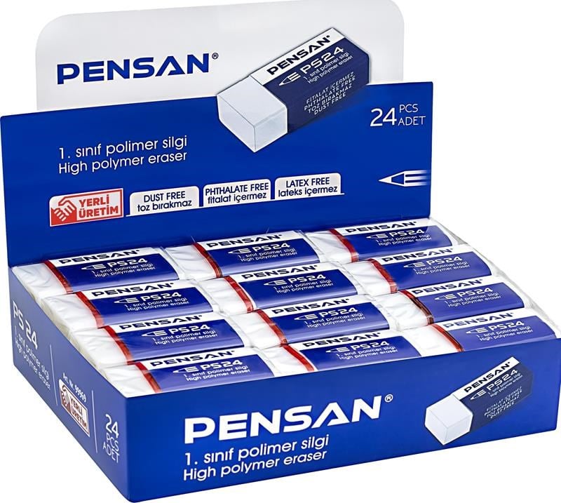 Pensan Silgi PSS-24 Beyaz 24’lü Paket