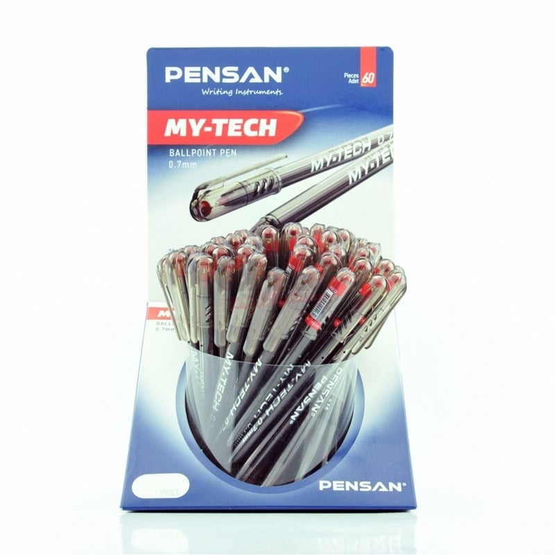 Pensan Tükenmez Kalem Pensan My-tech Kırmızı 60’lı Stand