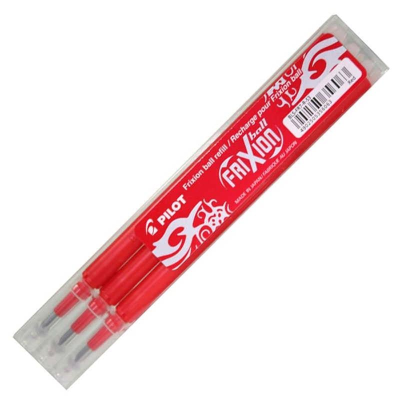 Pilot Frixion Refil 0.7 Kırmızı 3’lü Set 12'li Kutu