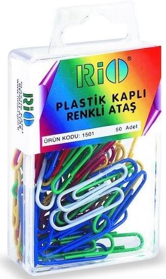 Rio Ataş PVC Kaplı Renkli 28 mm 50'li Paket