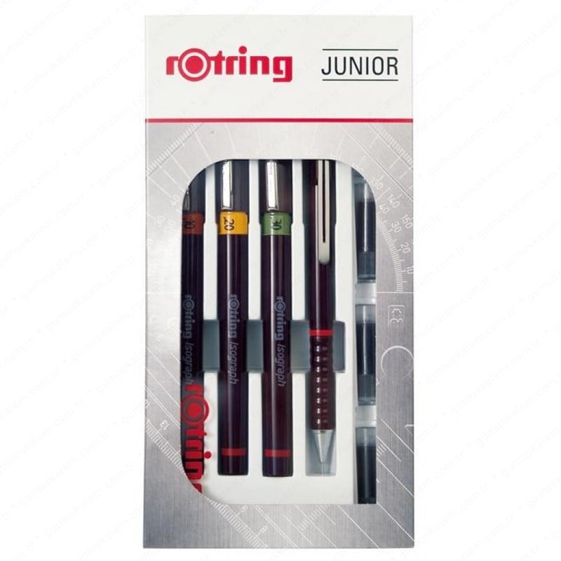 Rotring Isograph Rapido Kalem Seti (0.2-0.4-0.6) + Tikky 0.5