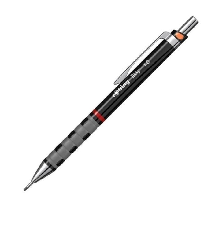 Rotring Tikky Uçlu Mekanik Versatil Kalem 1,0 mm Siyah