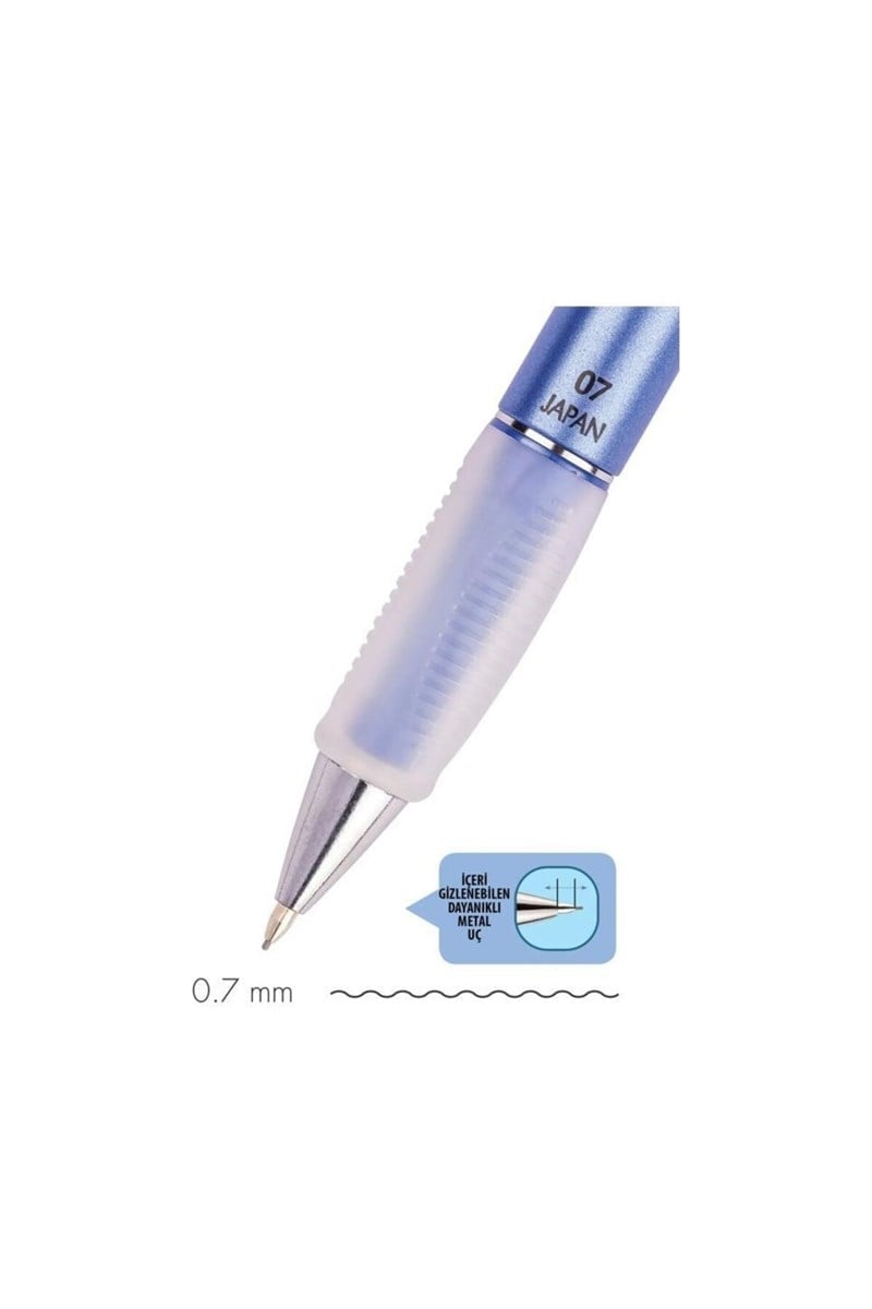 Serve Deep Pre Metalik Versatil Kalem 0.7mm Kristal Violet