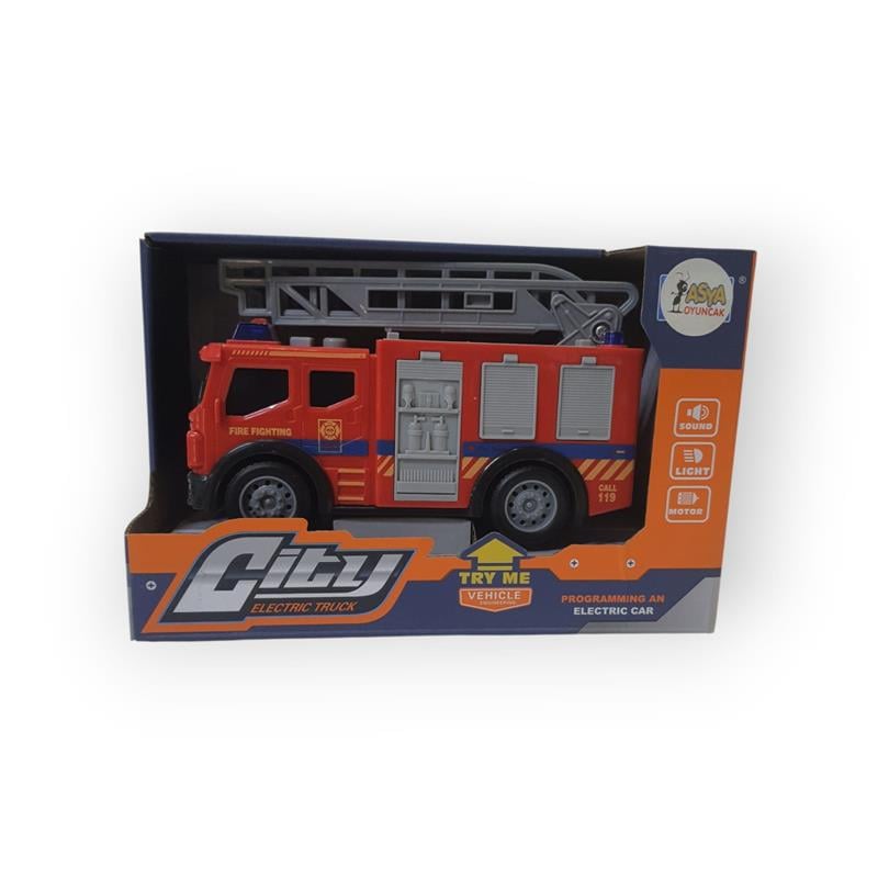 SESLİ IŞIKLI ŞEHİR ELEKTRİKLİ İTFAİYE-AMBULANS-POLİS ARACI 