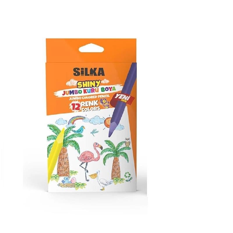 Silka Kuru Boya Jumbo Üçgen 12 Renk