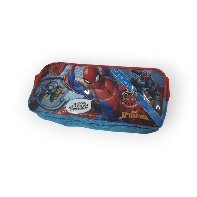 SPIDERMAN ÇİFT BÖLMELİ KALEM ÇANTASI HAWK SAVIOR FROCX OTTO.48119