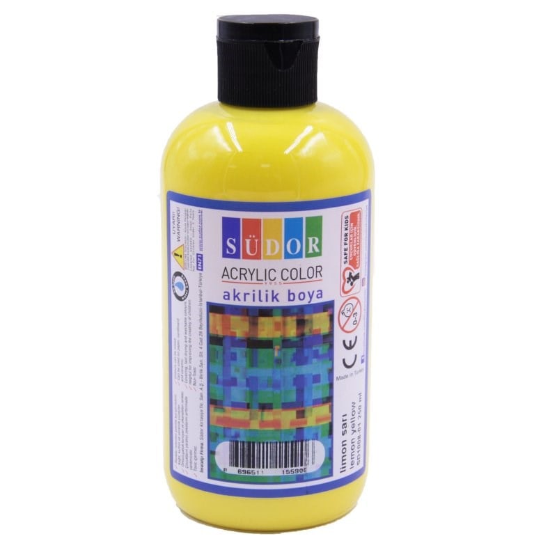 Südor Akrilik Boya 250 Ml Limon Sarı