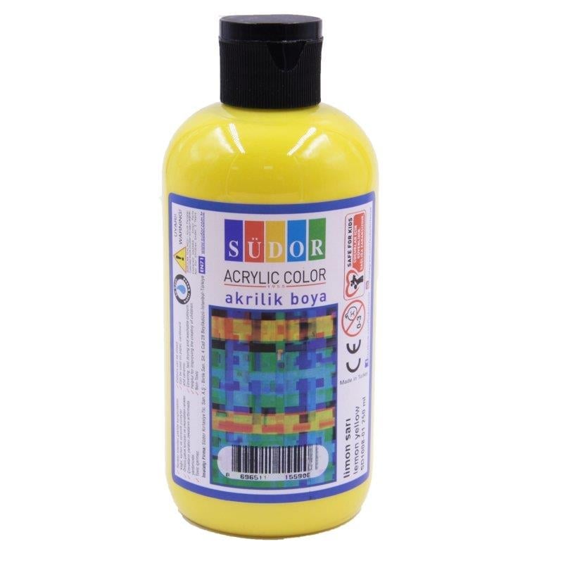 Südor Akrilik Boya 250 Ml Limon Sarı